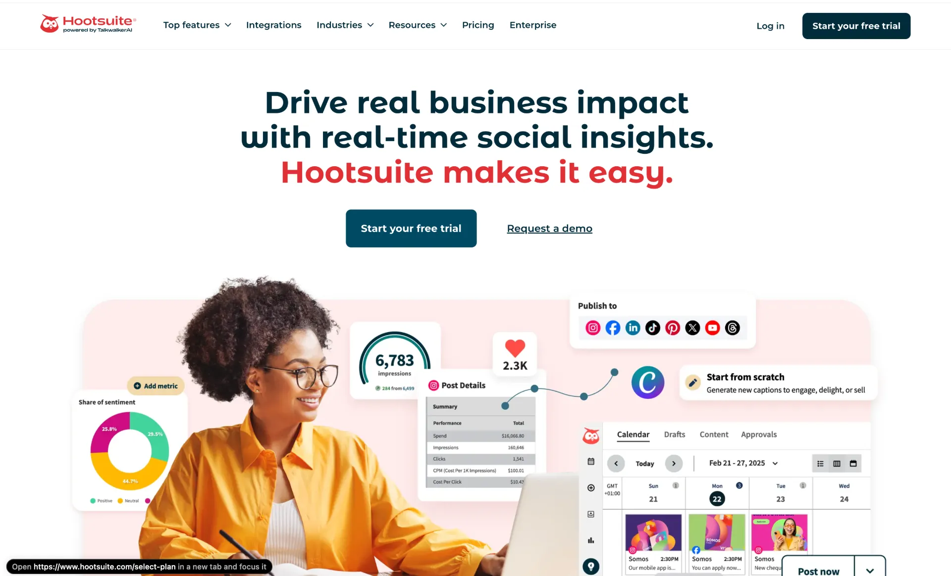 Hootsuite OwlyWriter AI Social Media
