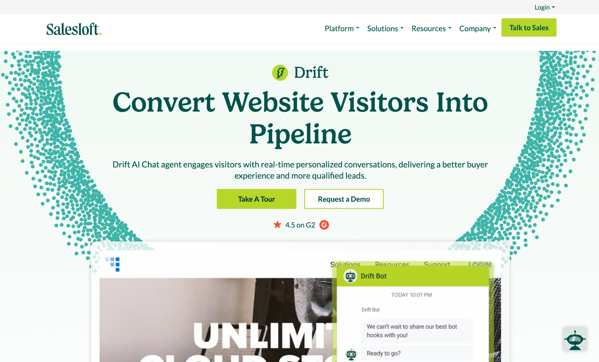 Drift Conversational Marketing by Salesloft