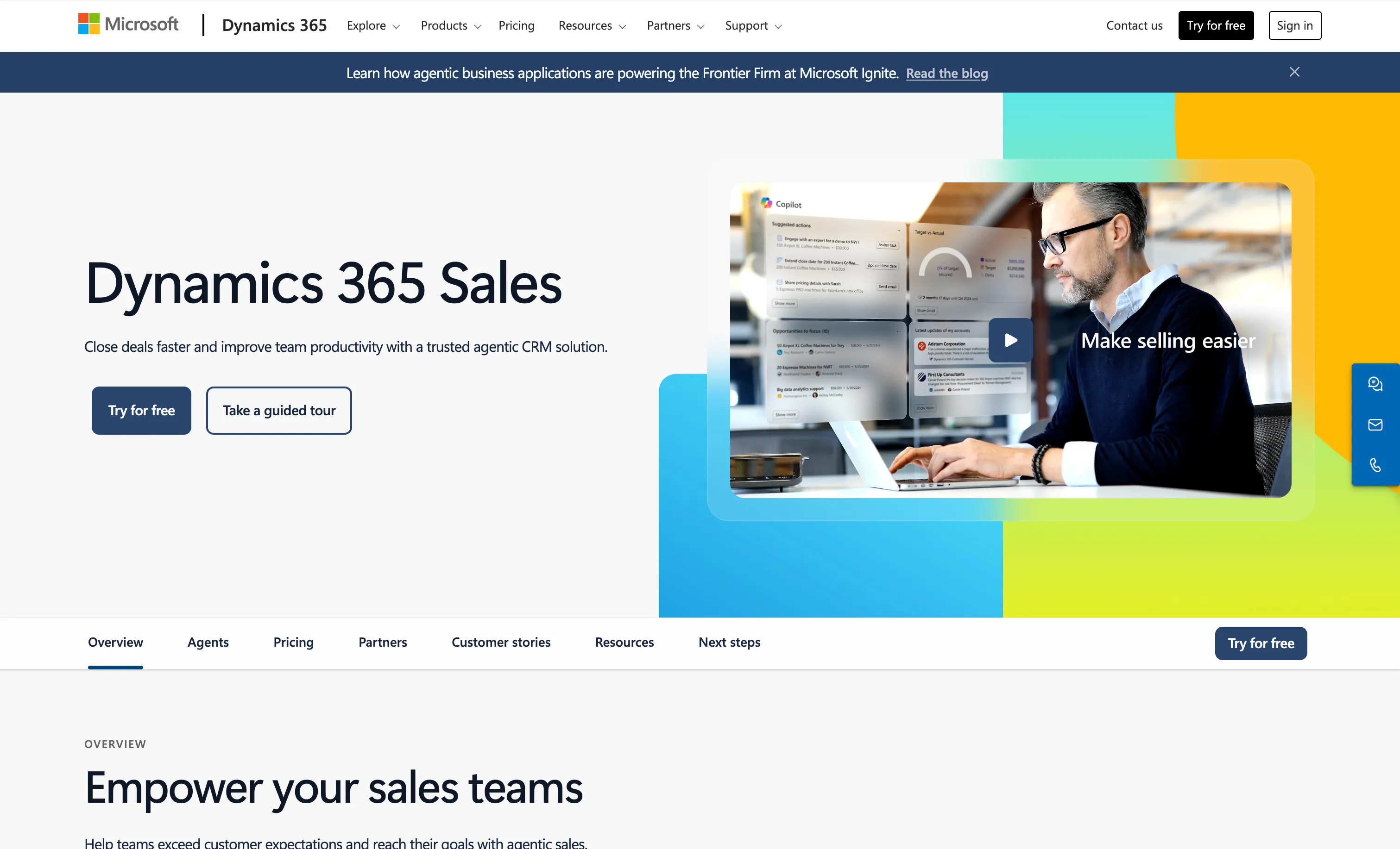 Microsoft Dynamics 365 Copilot CRM