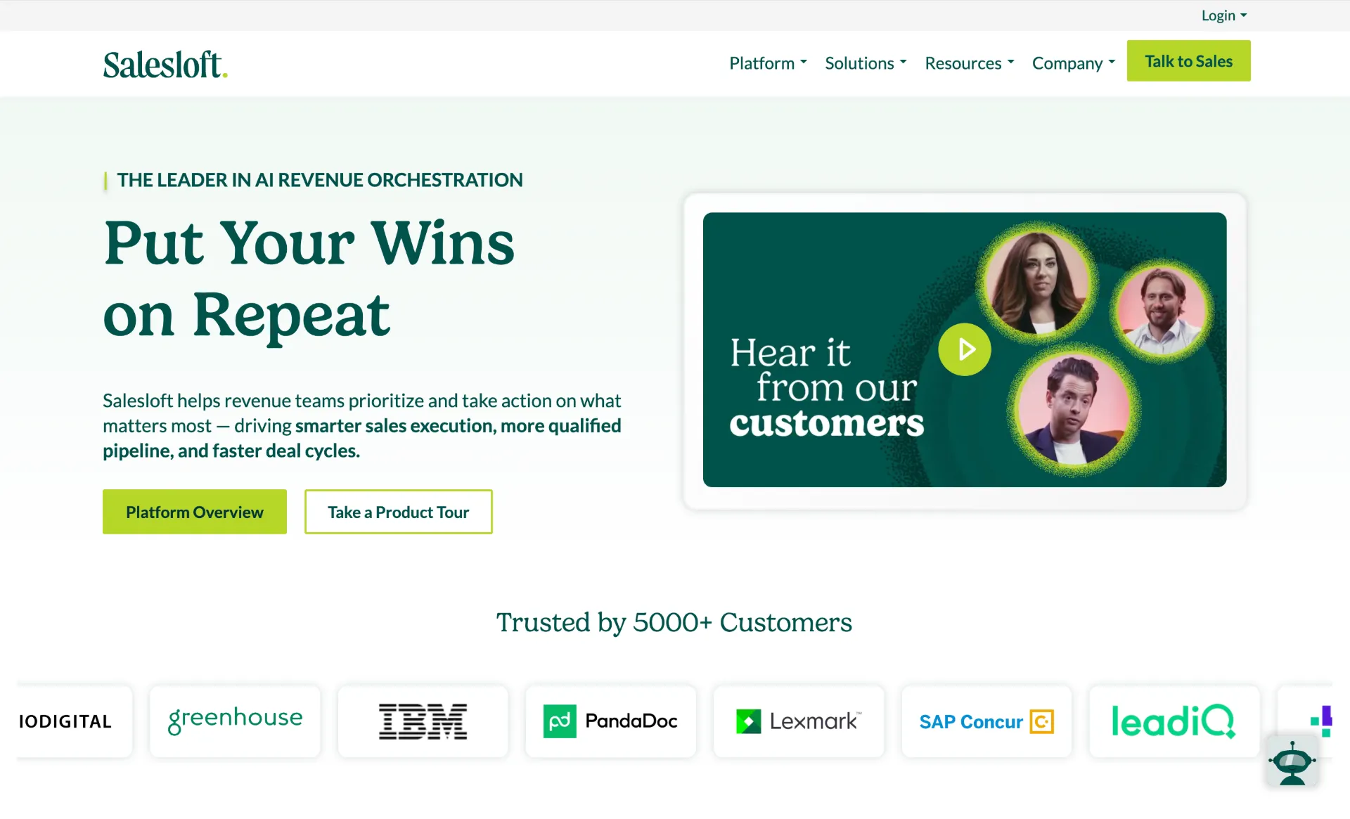 Salesloft + Clari AI CRM