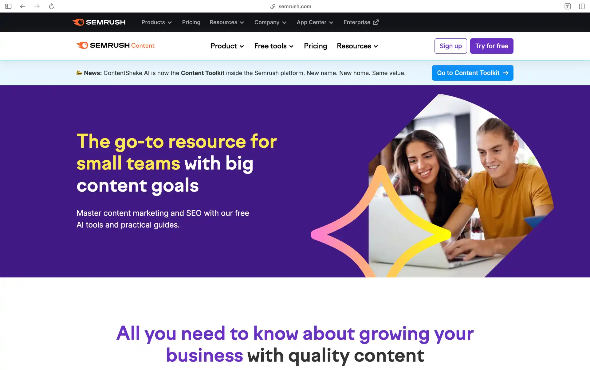 ContentShake AI by SEMrush