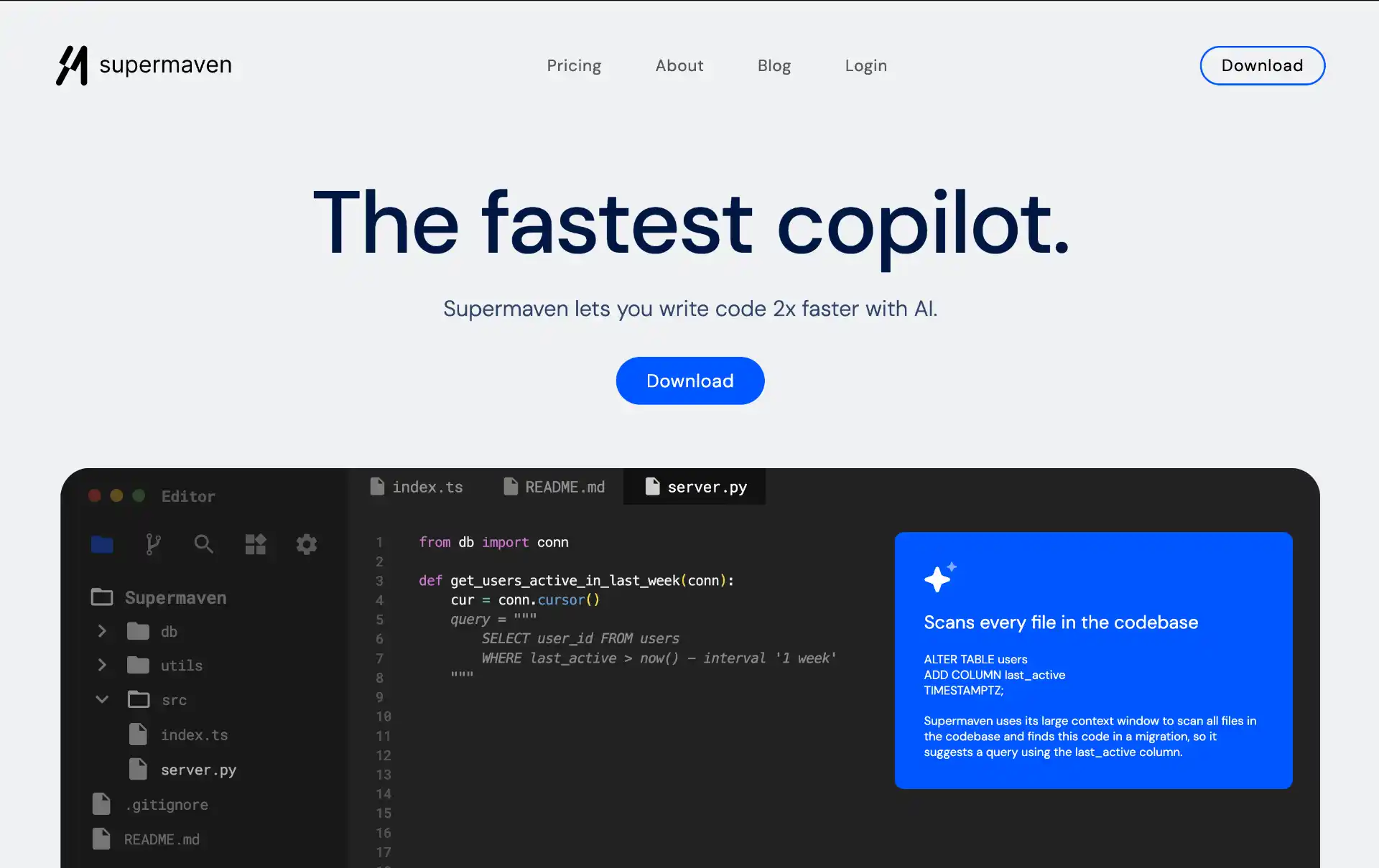 Supermaven AI Code Assistant