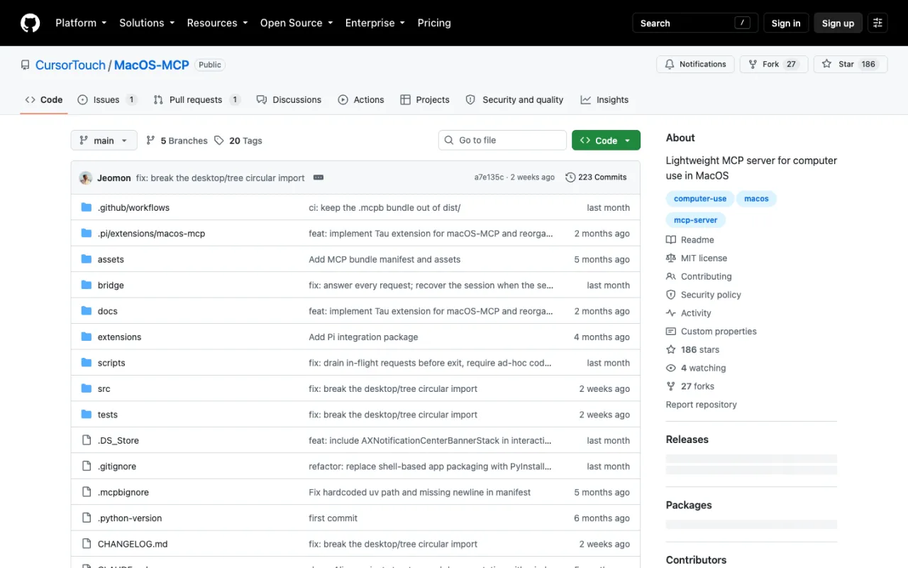 macos-mcp github repository