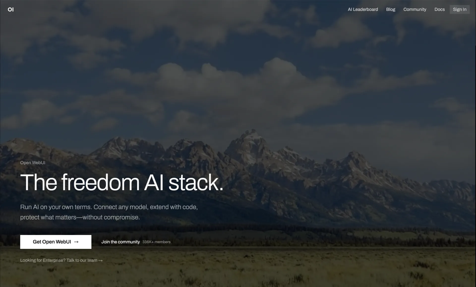 Open WebUI Self-Hosted AI Chat Platform