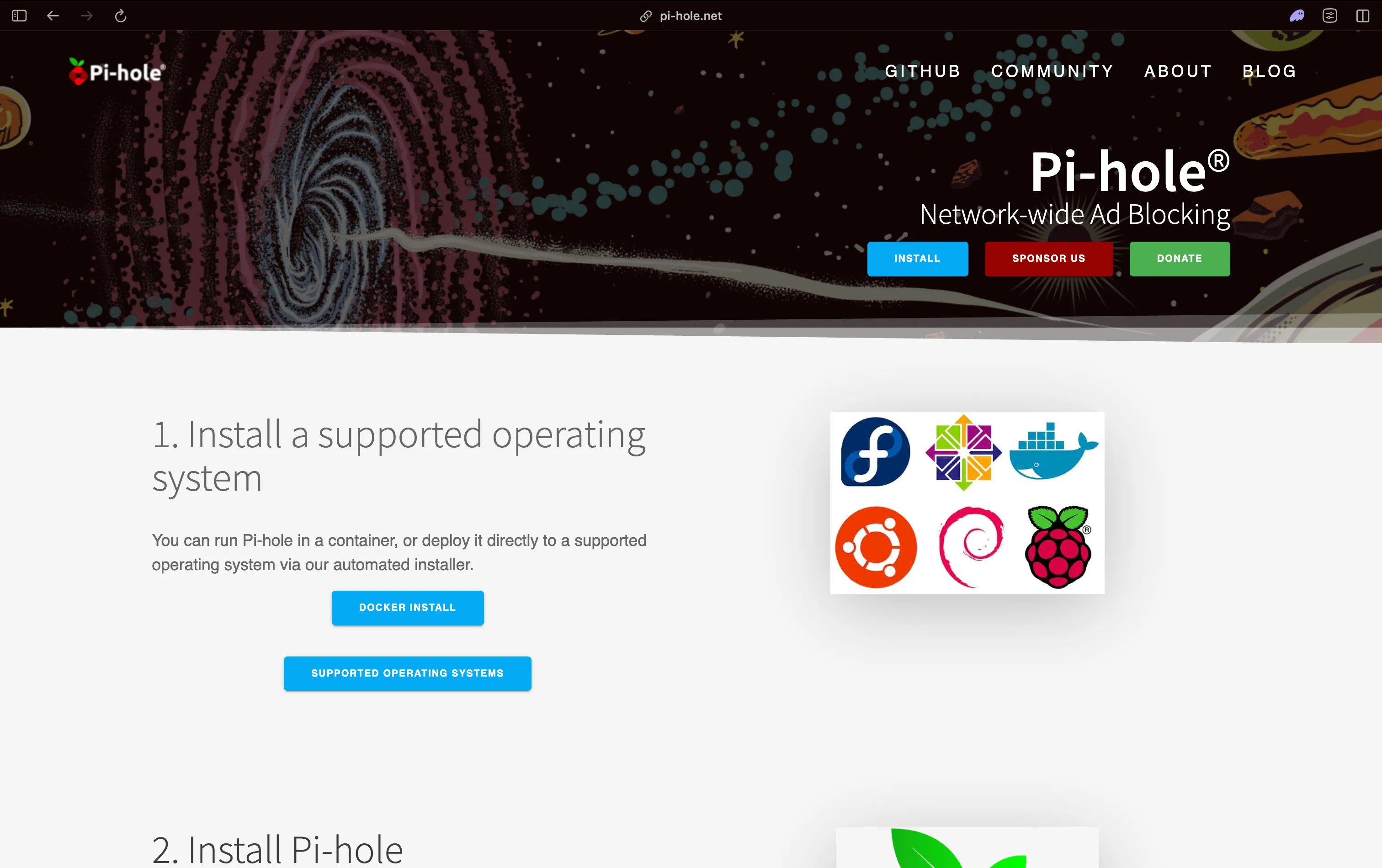 Pi-hole Ad-Blocking DNS Sinkhole