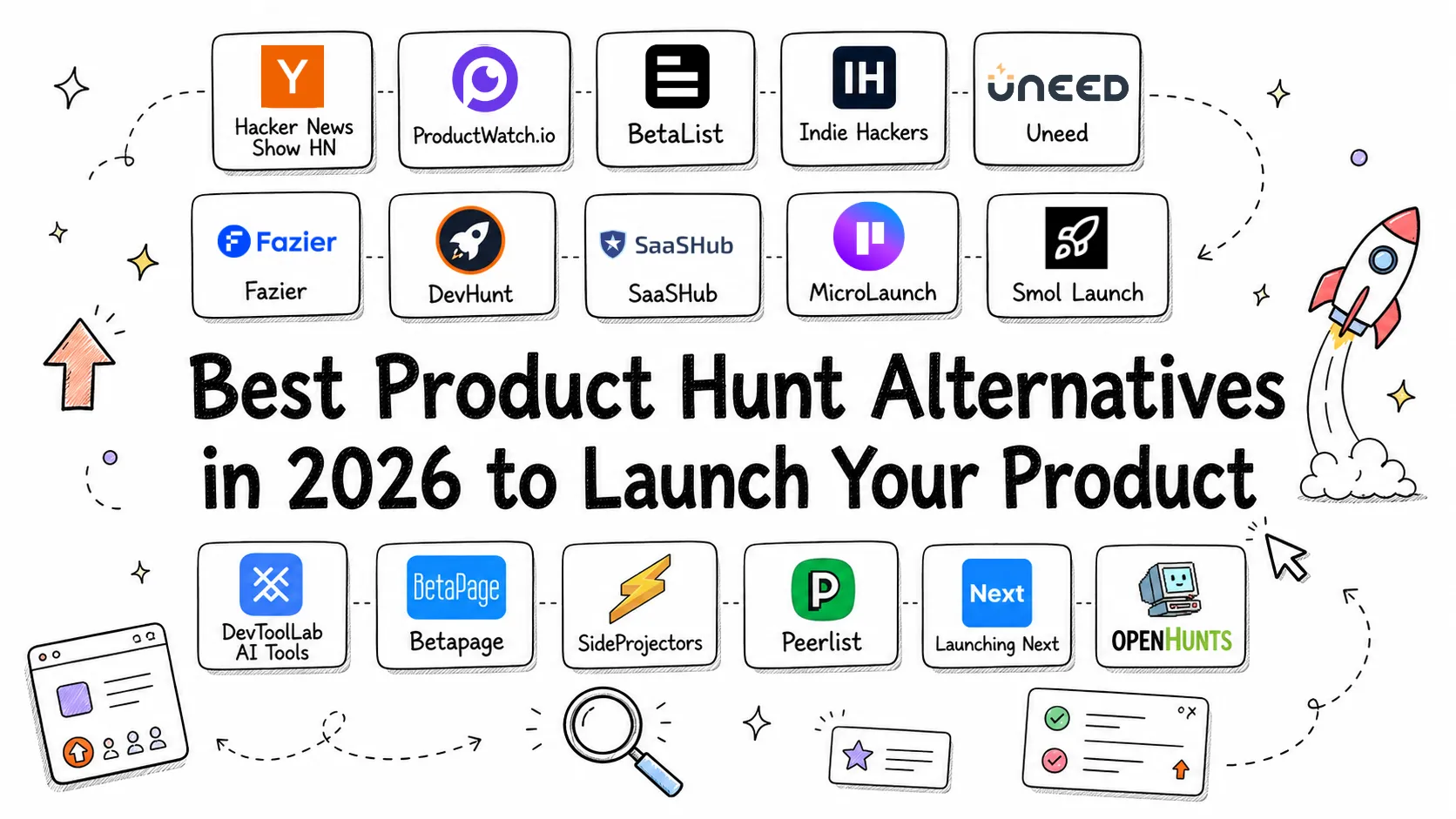 Best Product Hunt Alternatives in 2026 to Launch Your Product