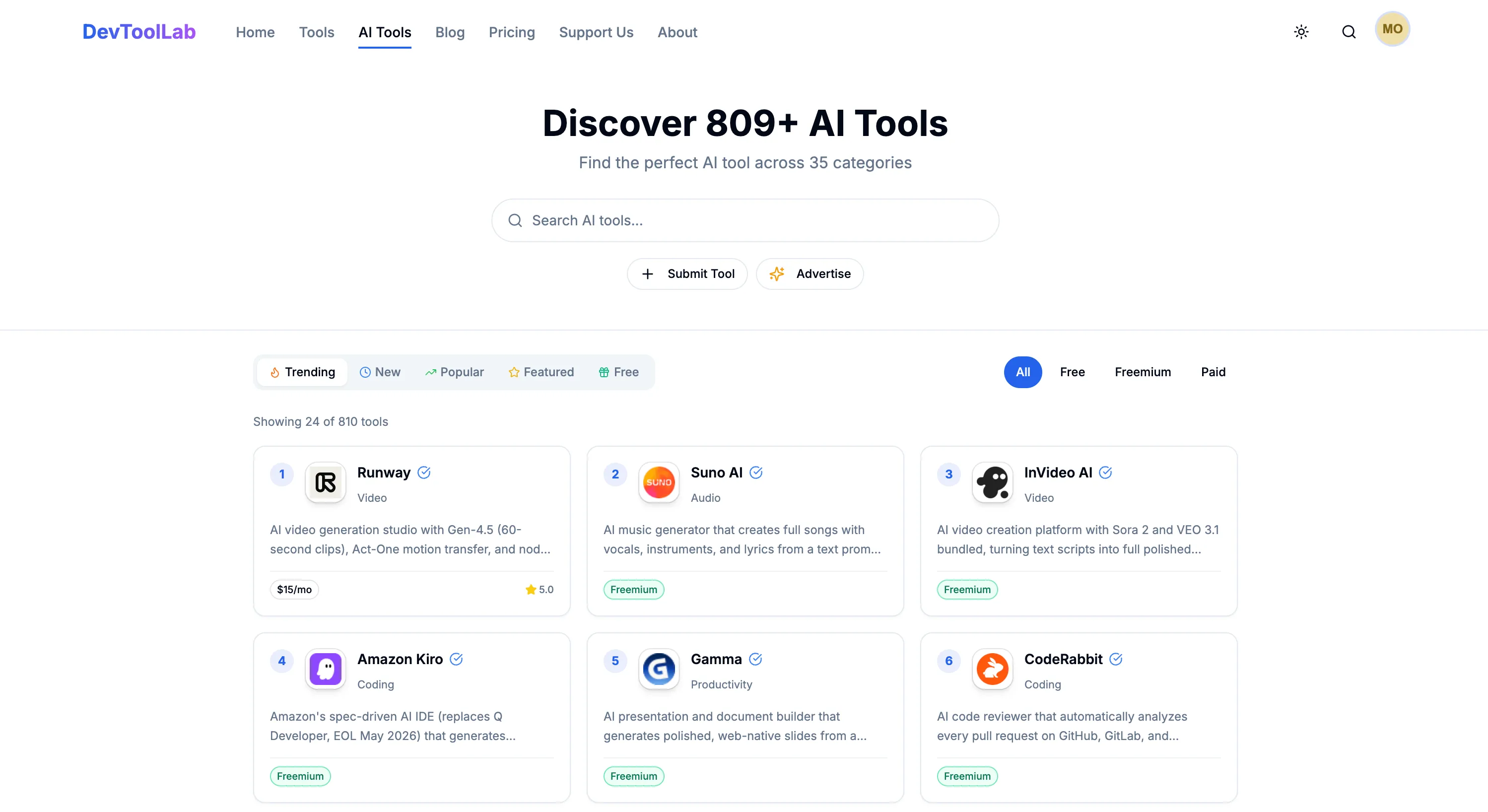 DevToolLab AI Tools
