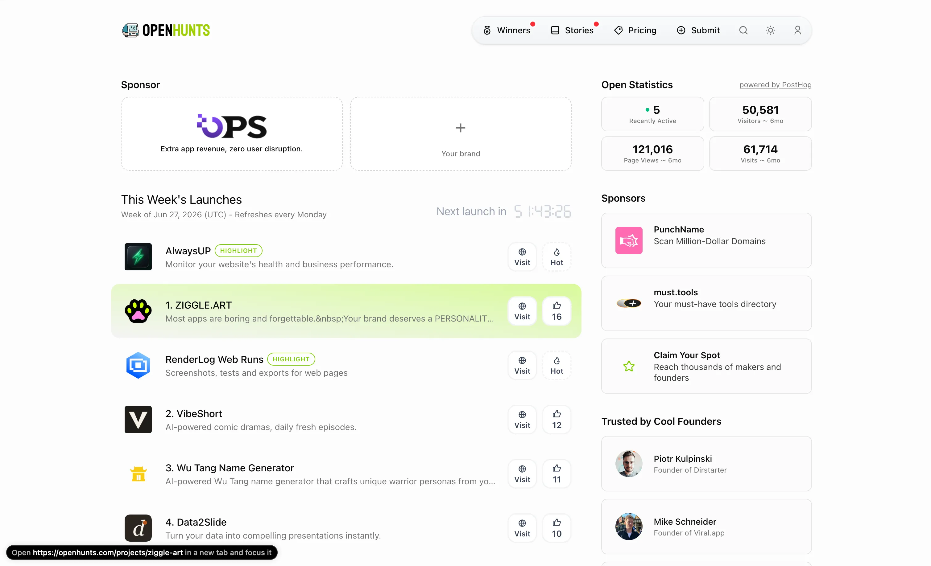 OpenHunts