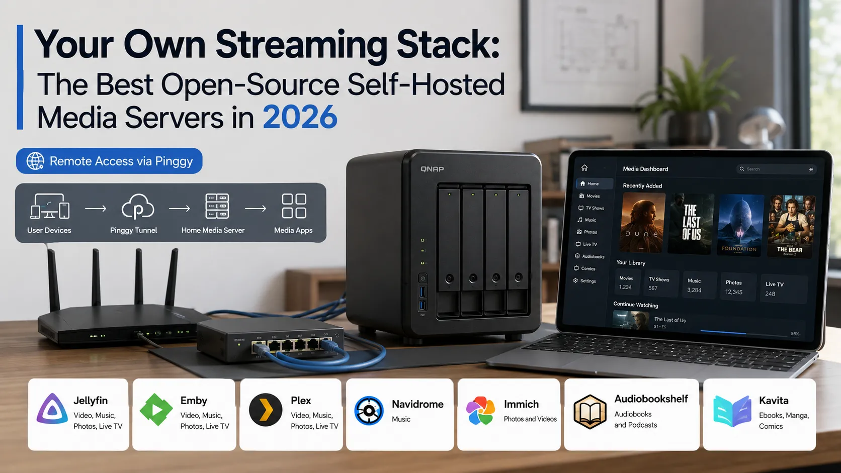 Your Own Streaming Stack: The Best Open-Source Self-Hosted Media Servers in 2026
