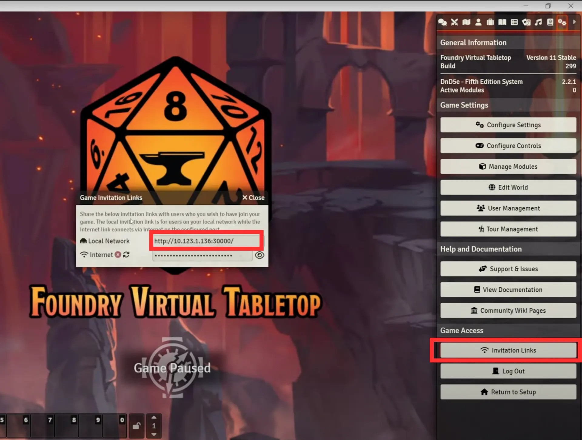 foundry vtt homepage