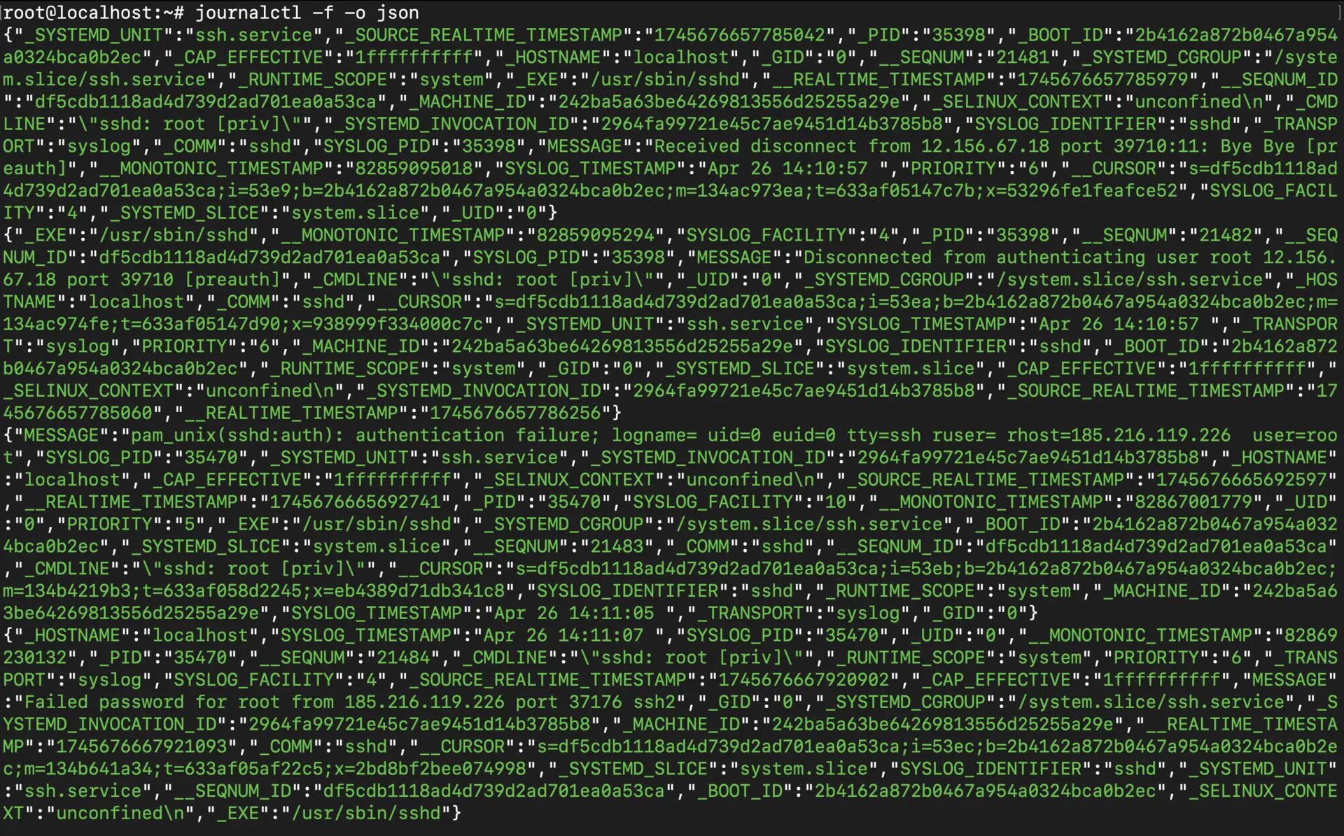 JSON Output for Programmatic Processing