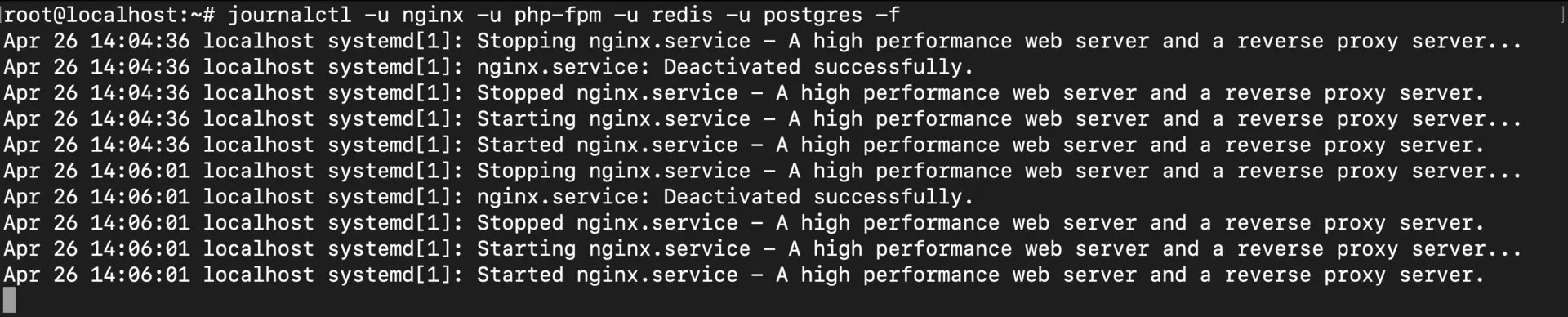 Monitor the entire web application stack in real-time