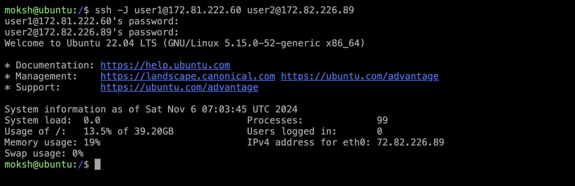 Single Jump Host Access Terminal Pic