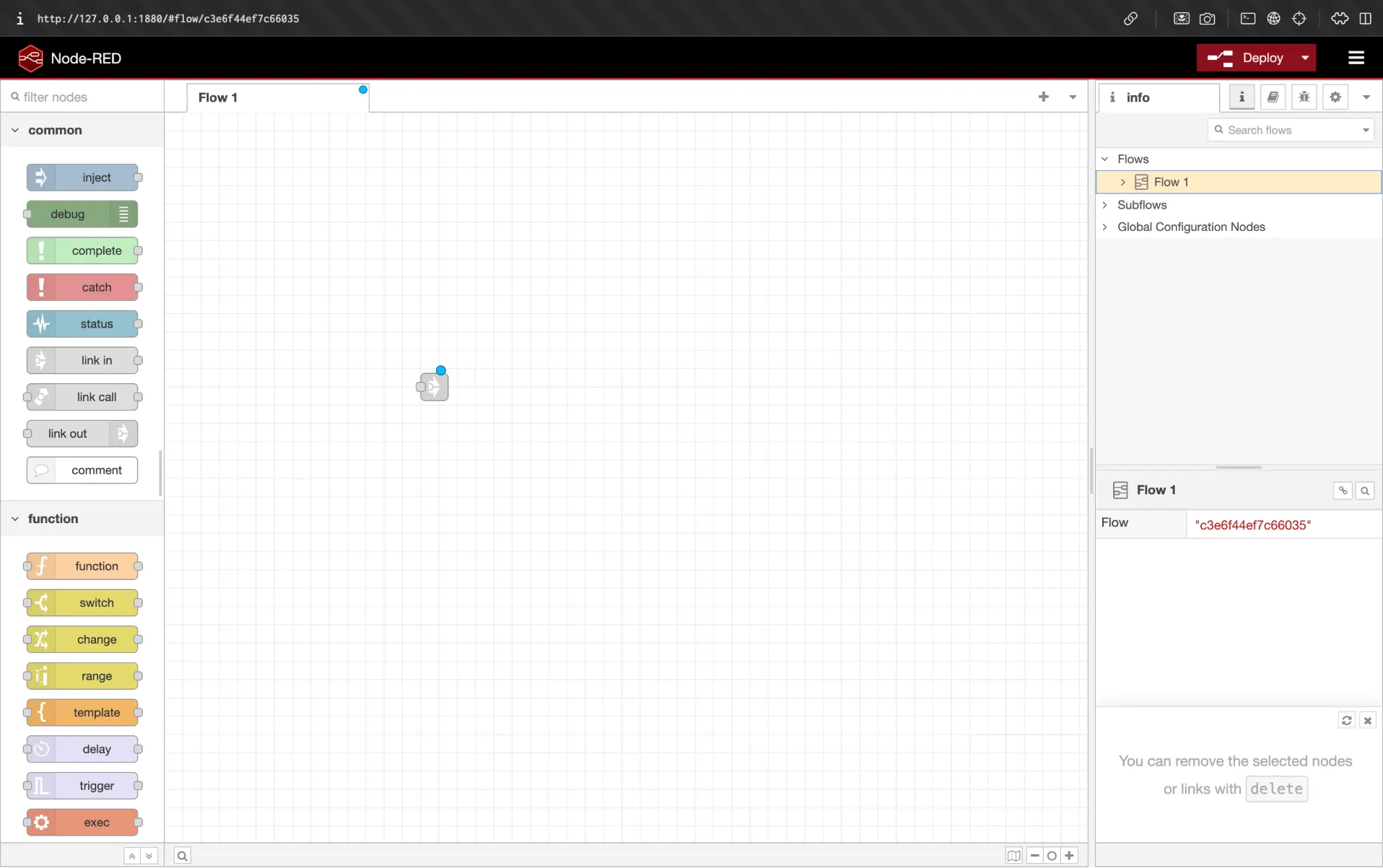 Node-RED Running on Localhost