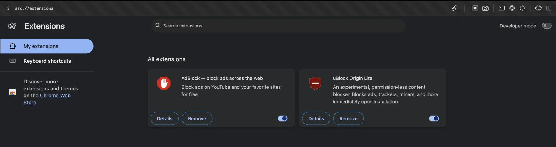 browser extensions