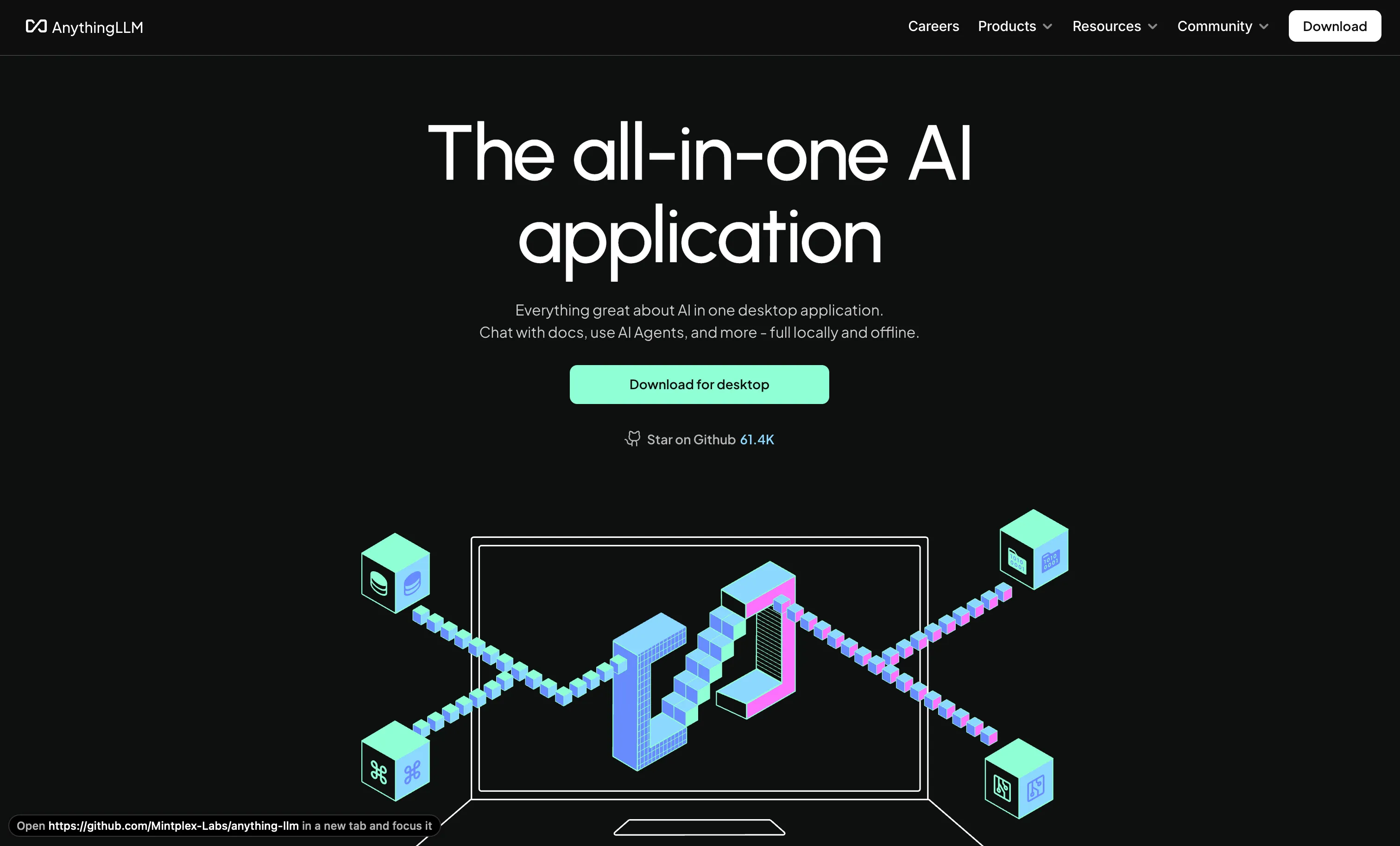 AnythingLLM local RAG platform for codebase context