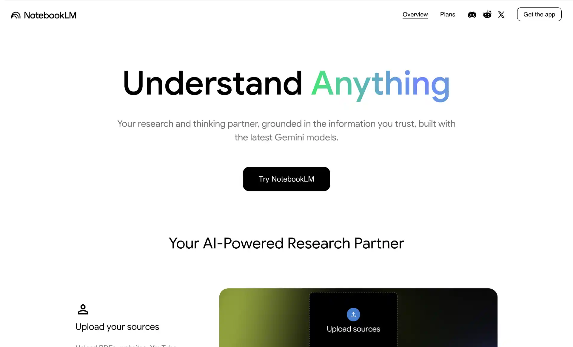 Google NotebookLM Research Tool