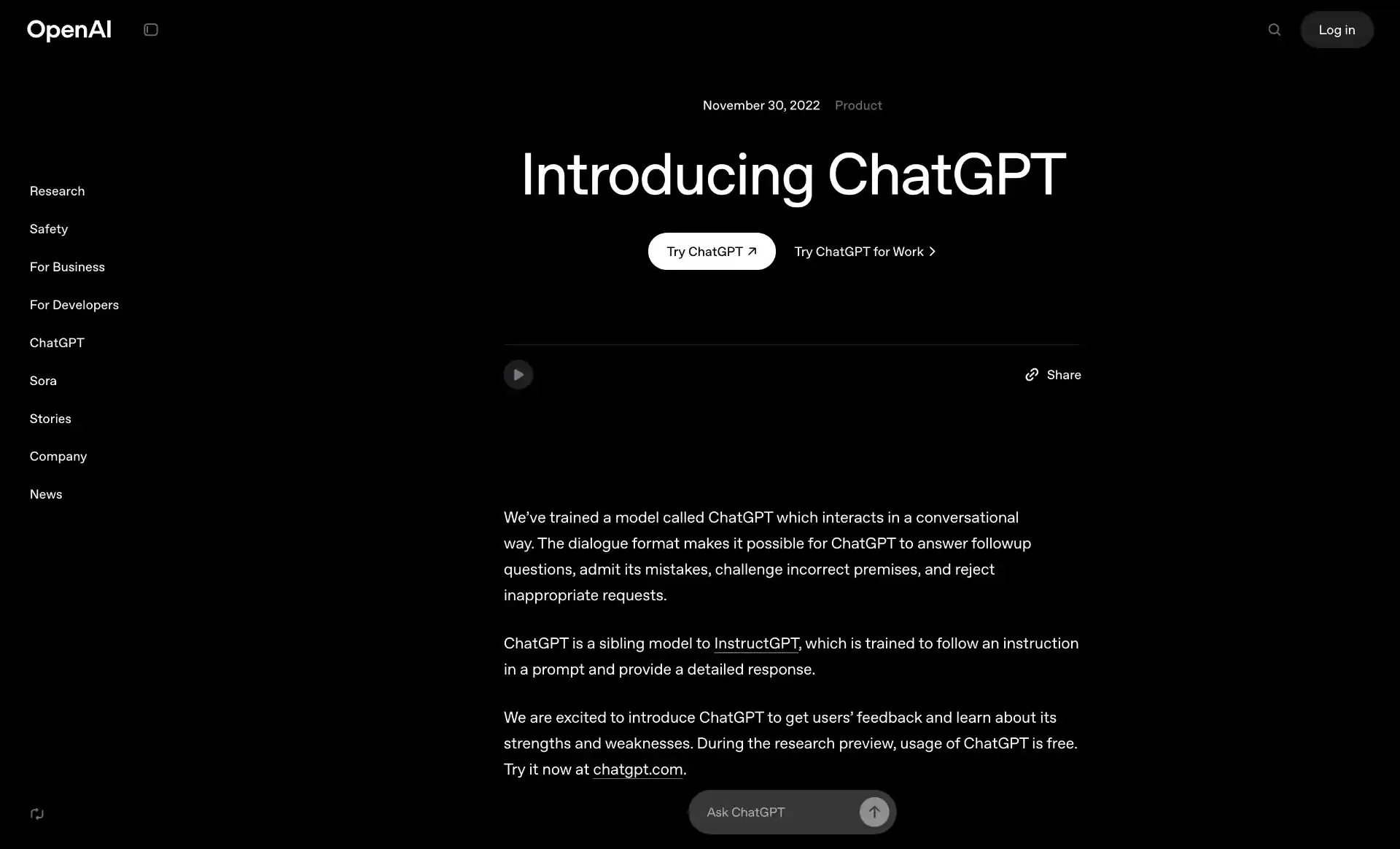 ChatGPT Deep Research for Scientific Research